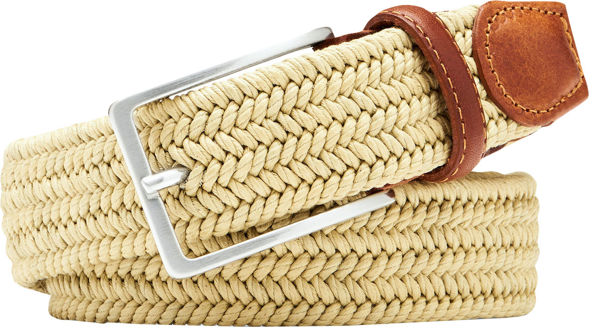 Peter Millar Waxed Braided Golf Belts